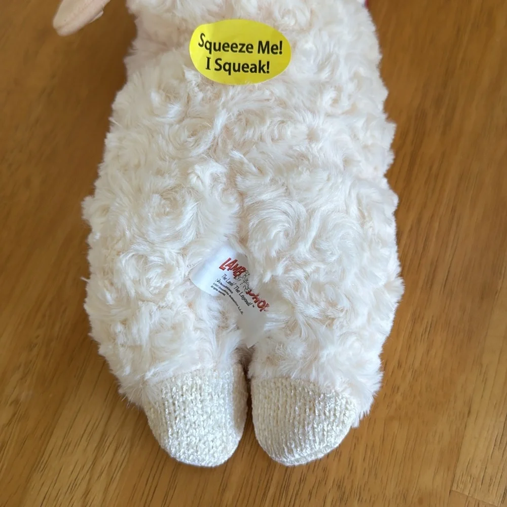 ✋NWT Lamb Chop Dog Toy Squeeze Squeak Pet